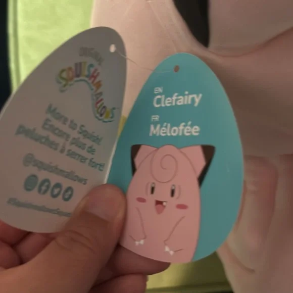Squishmallows Pokemon Clefairy - Picture 5 of 6